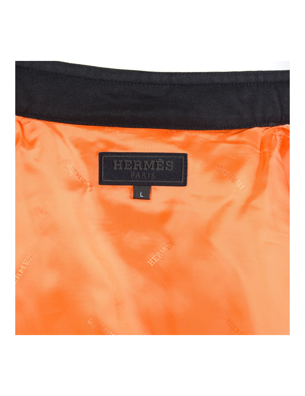 Parka HERMES toile noire Taille L