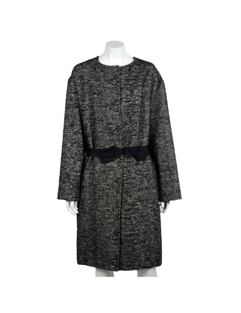 Manteau LANVIN lin gris T44