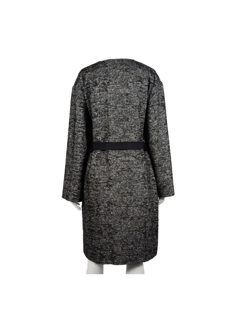 Manteau LANVIN lin gris T44