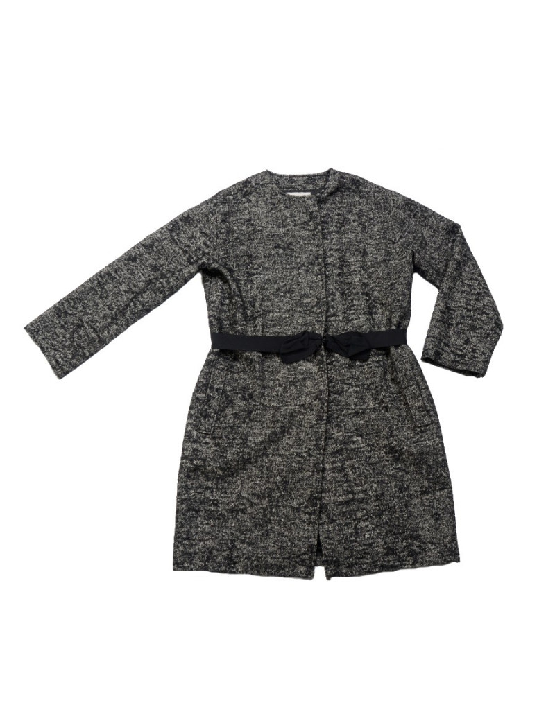 Manteau LANVIN lin gris T44