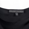 RALPH LAUREN t 42 in black silk top