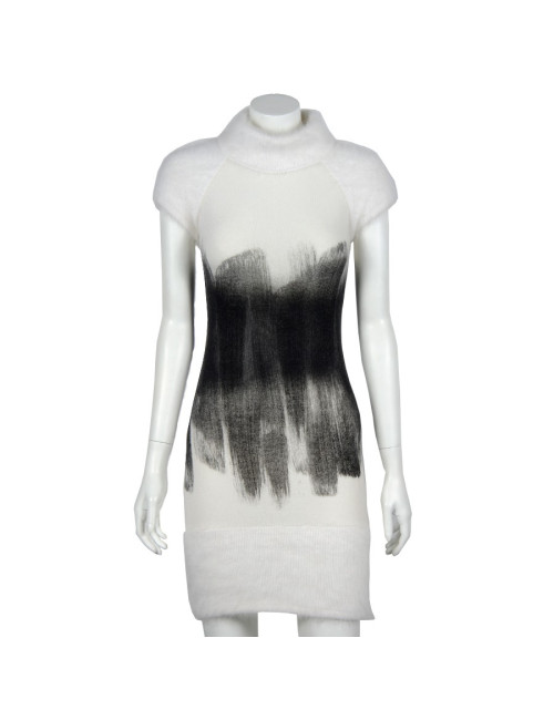 Robe CHANEL T34 cachemire et angora