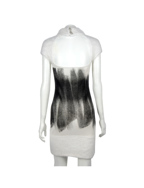 Robe CHANEL T34 cachemire et angora