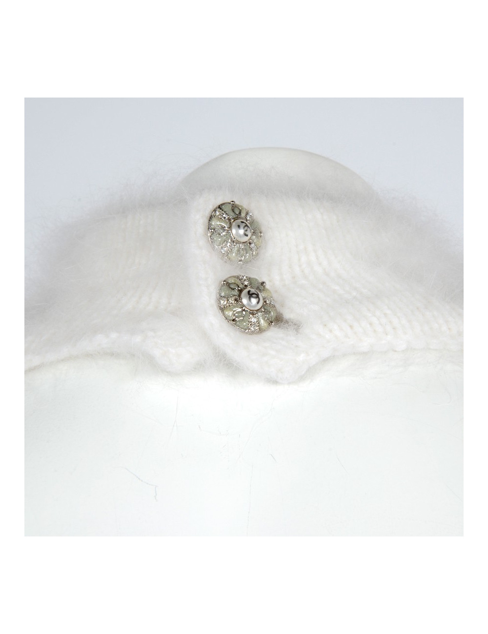 Robe CHANEL T34 cachemire et angora