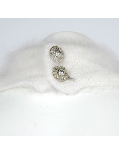 Robe CHANEL T34 cachemire et angora