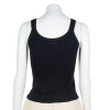Top CHANEL in black cashmere T36