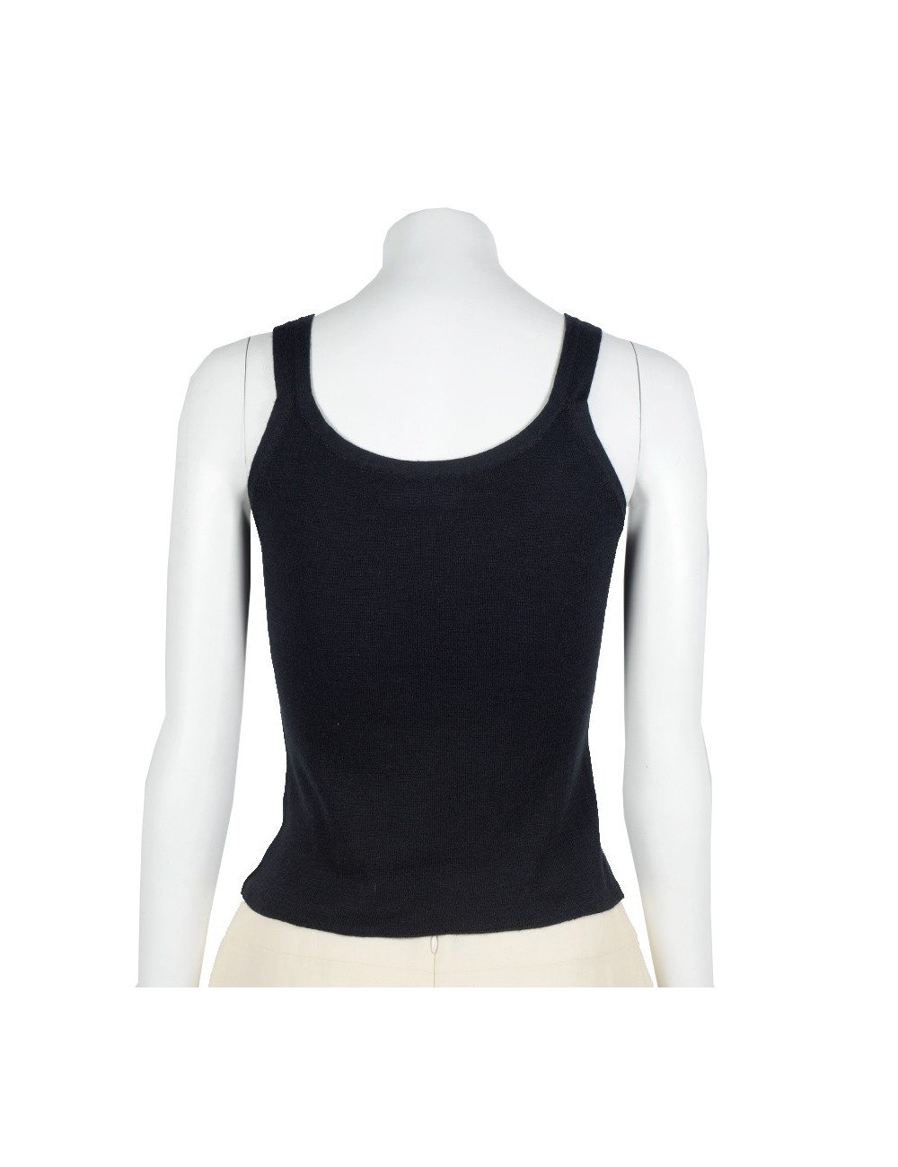 Top CHANEL cachemire noir 