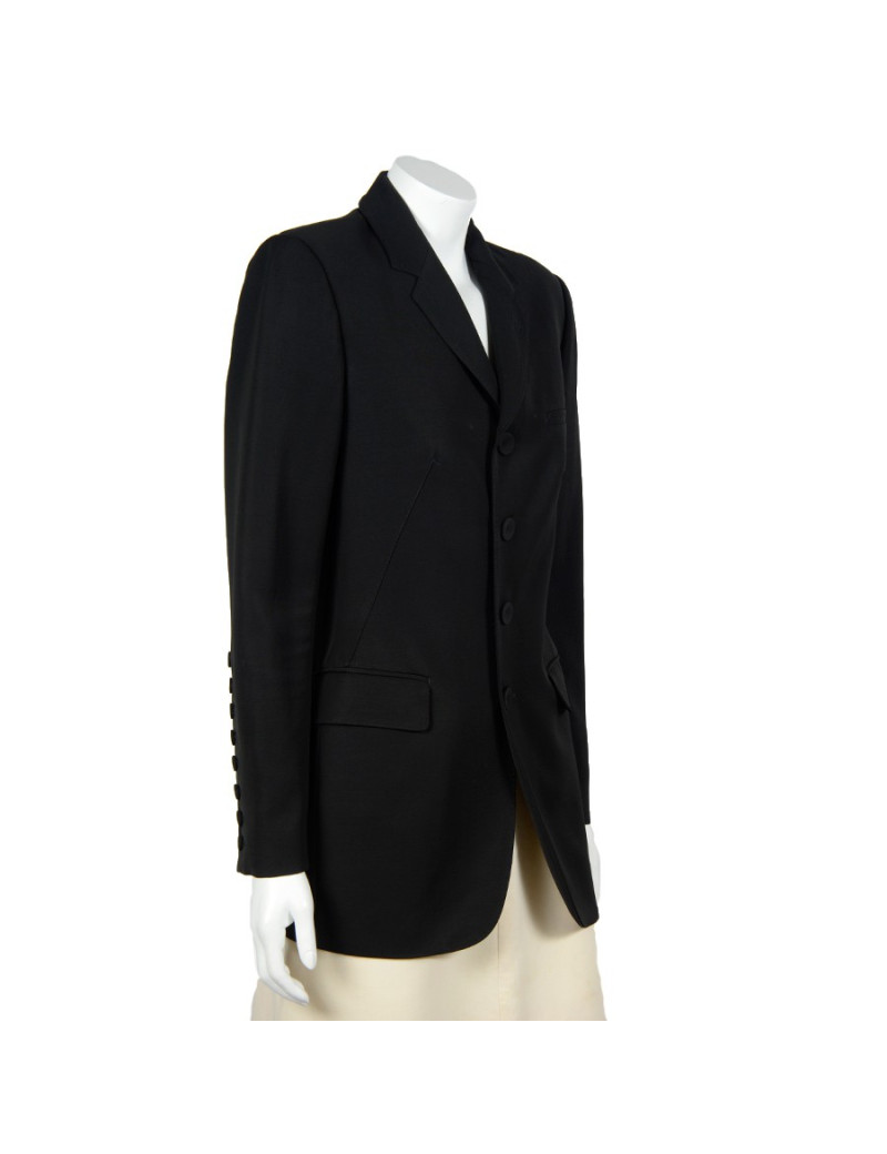 Jacket Jean-Paul GAULTIER wool cold black T38