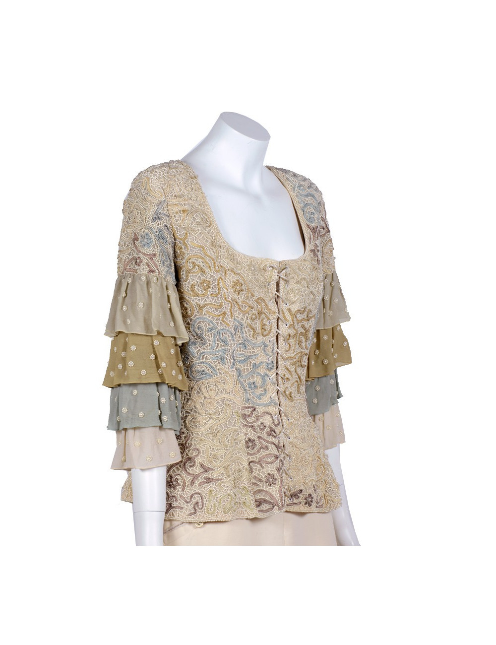 Corset perlé vintage DUPIRÉ