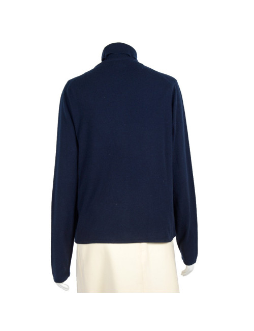 Twin-set HERMES Navy Blue cashmere XL t