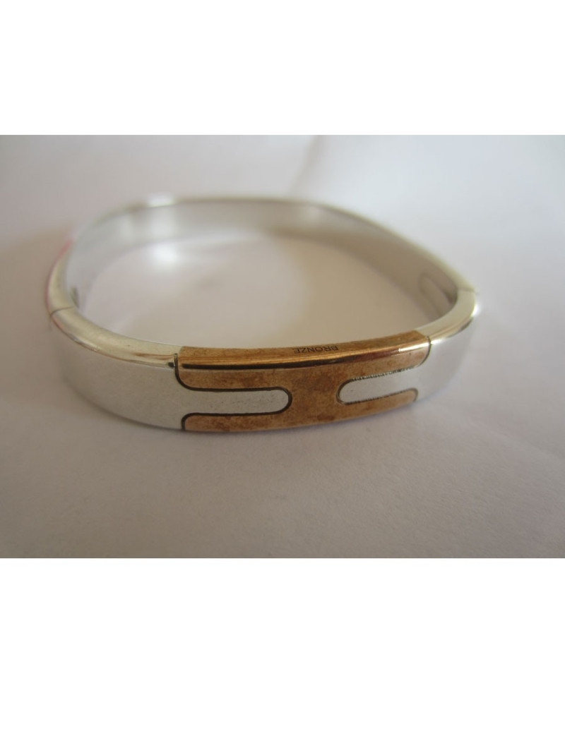 Oval bracelet "PUZZLE" Silver HERMES