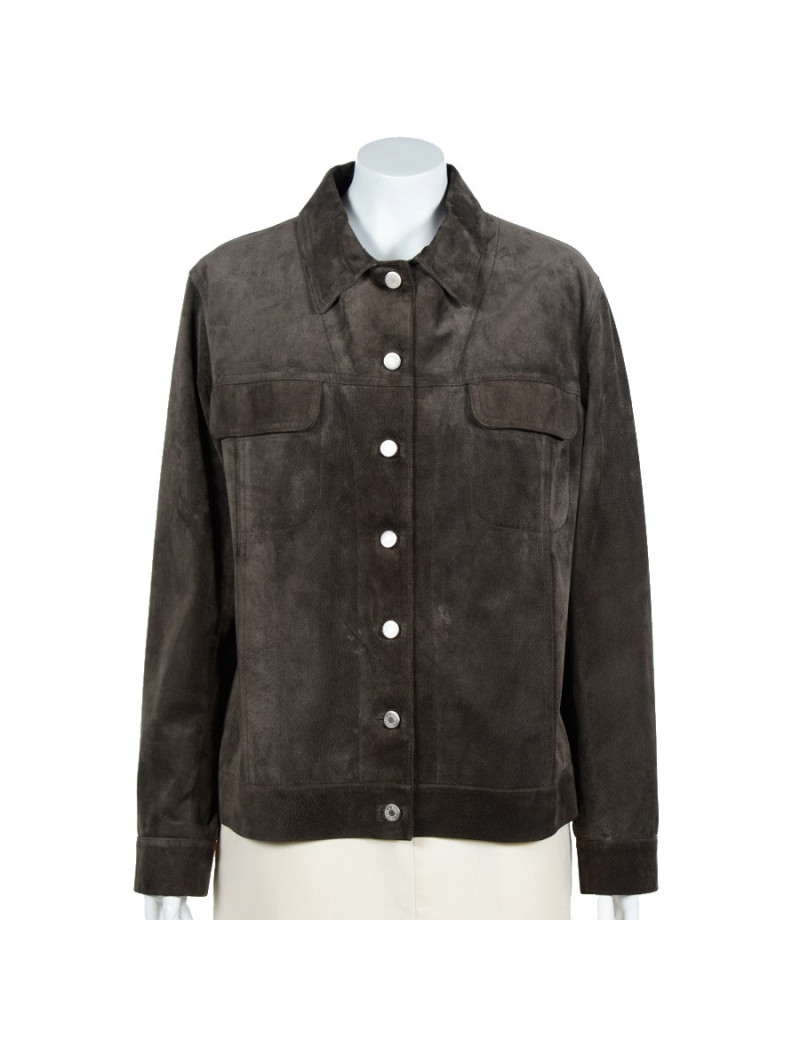 Veste en daim HERMES