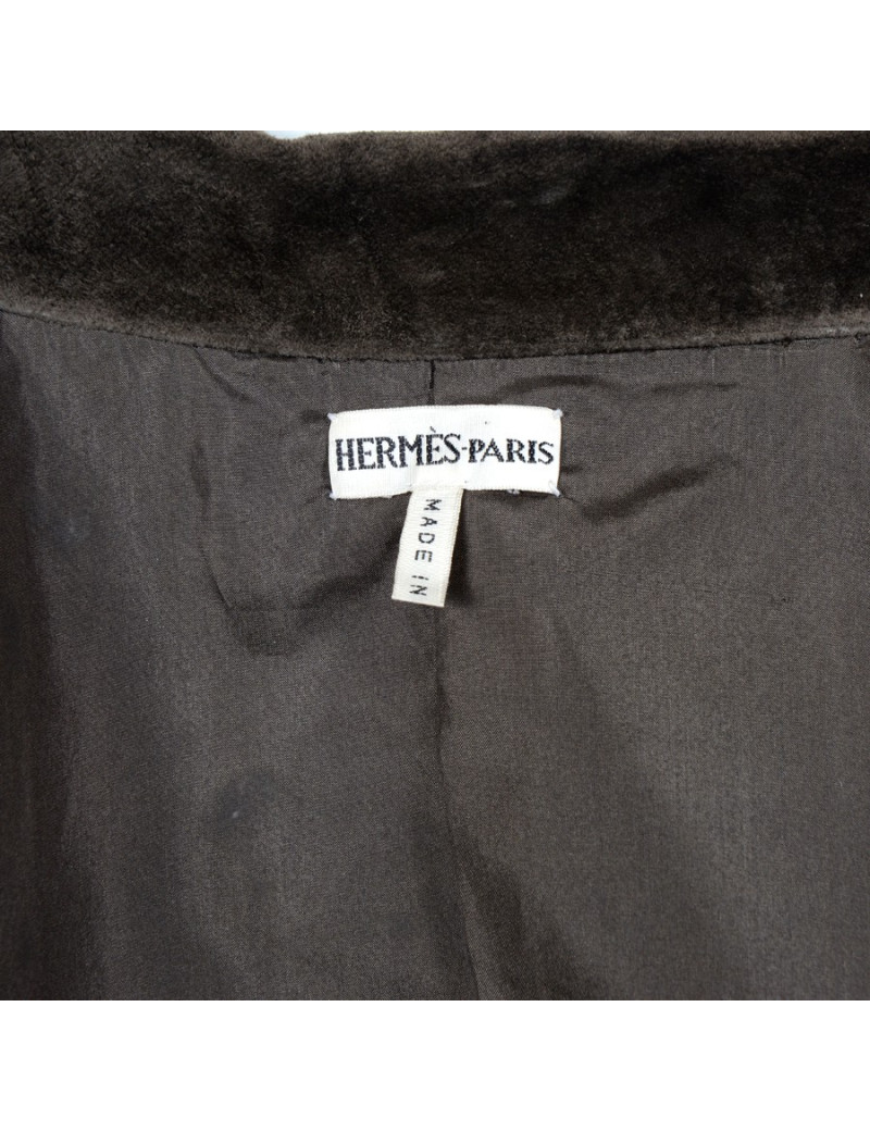 Veste en daim HERMES