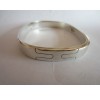 Oval bracelet "PUZZLE" Silver HERMES