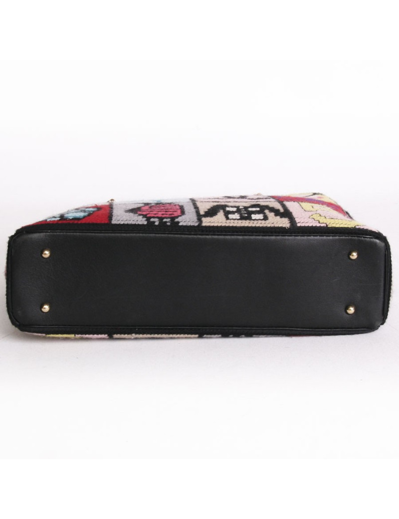 CHANEL multicolor crochet bag