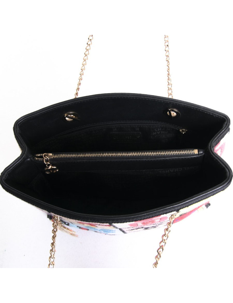 sac CHANEL crochet multicolor