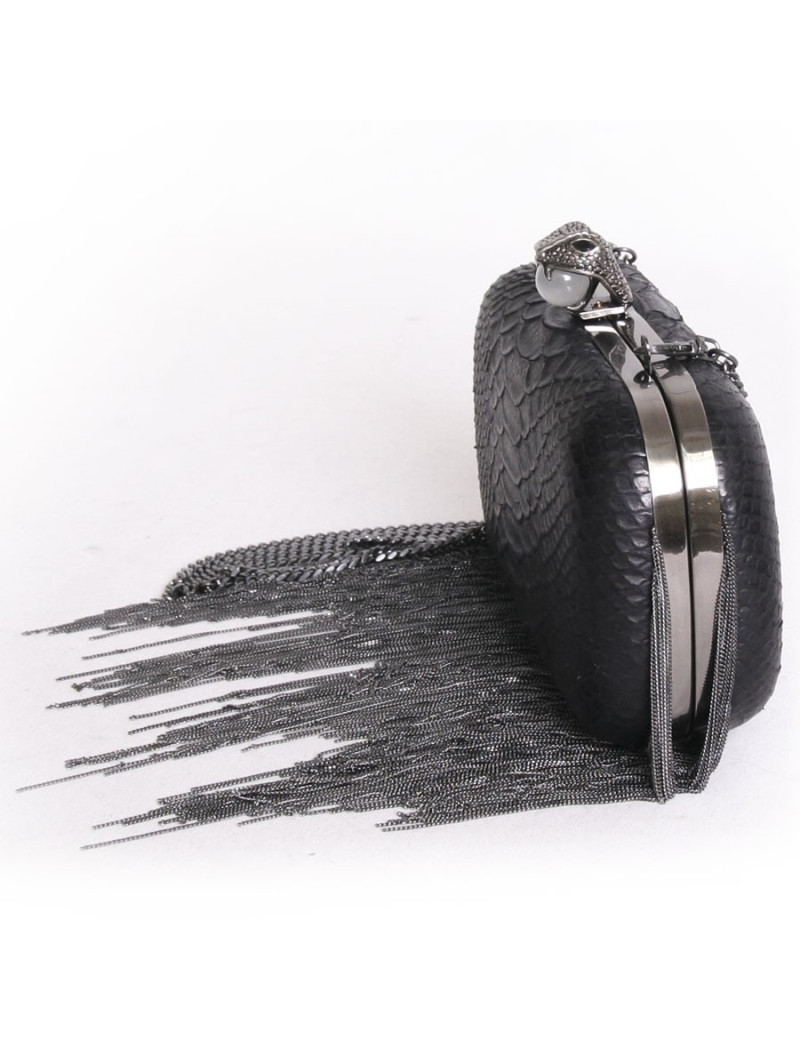 Album HOUSE OF HARLOW 1960 leather way black python