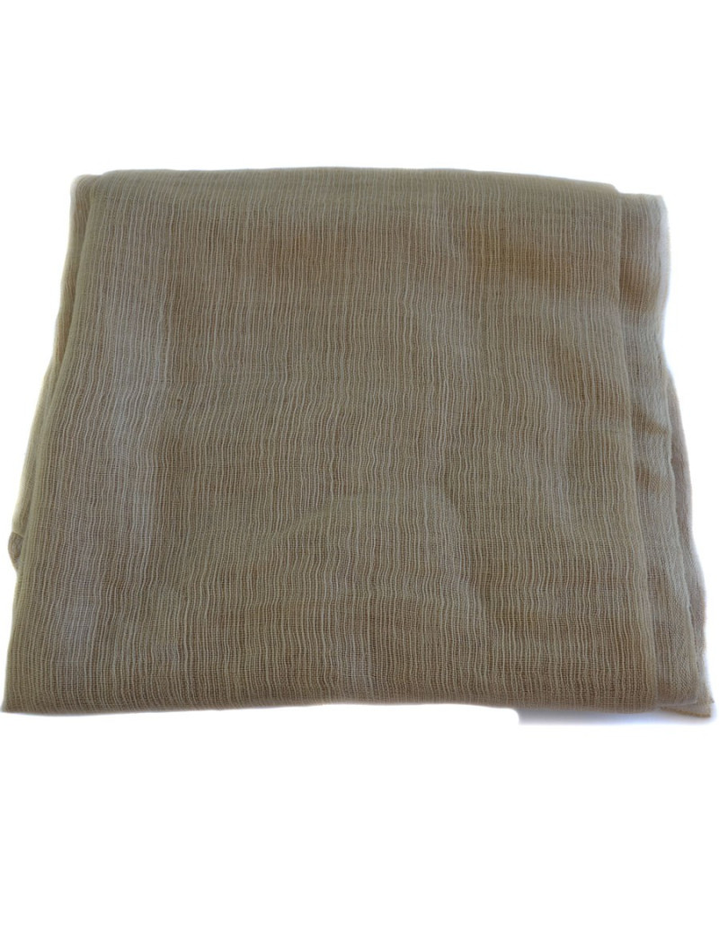 Etole HERMES Plume dans un dégradé de beige en cachemire et soie