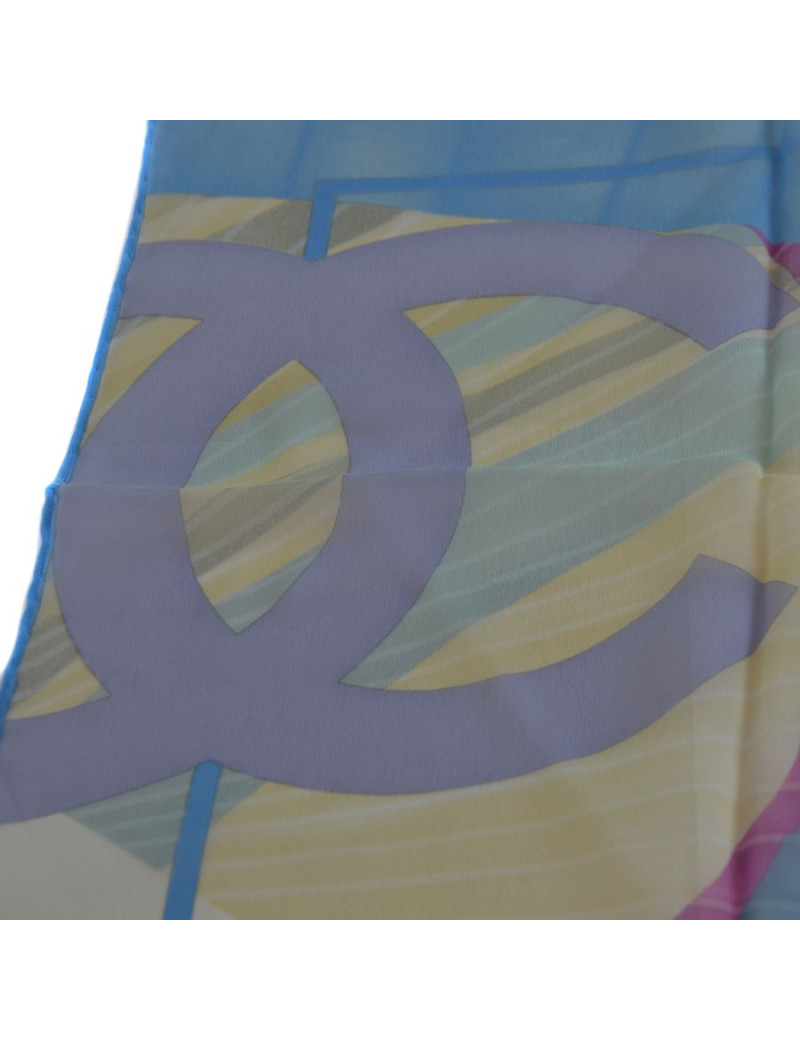 Silk, pastel CHANEL scarf