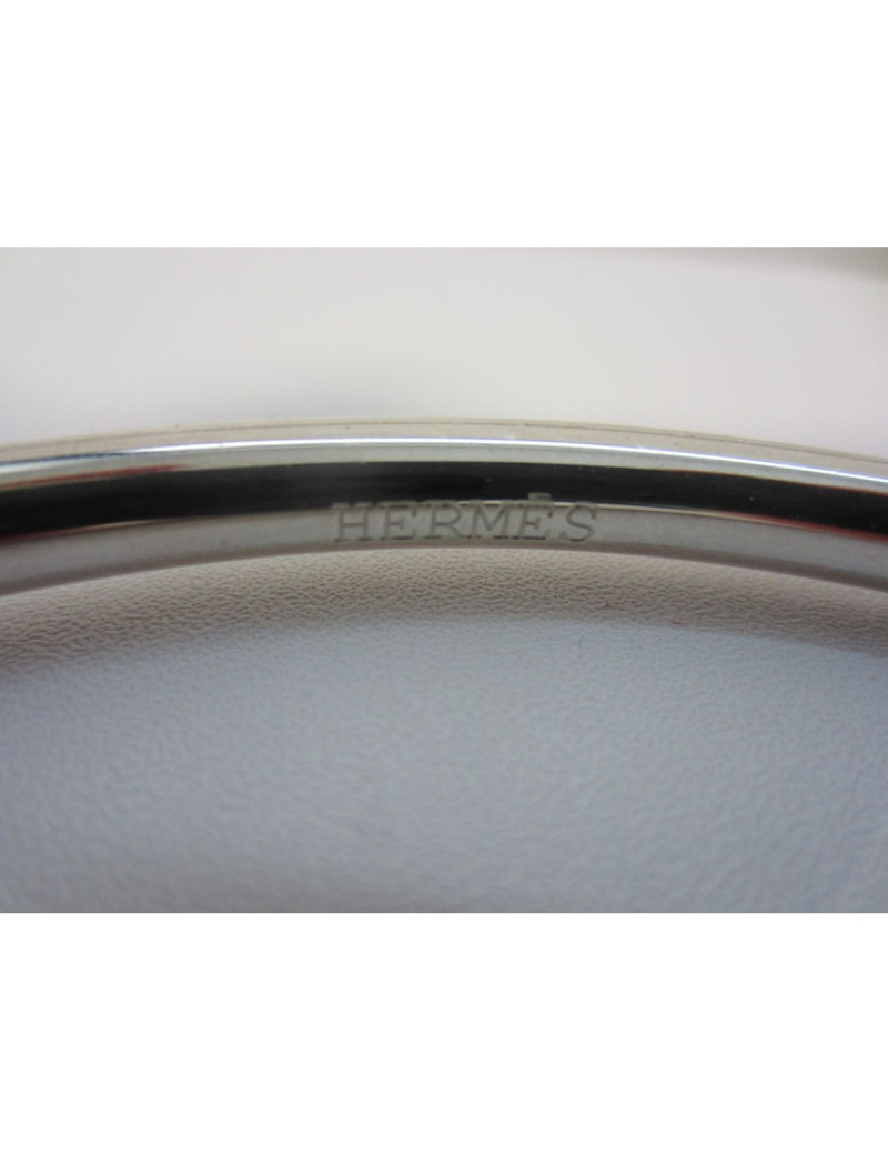 Ras massive silver neck HERMES necklace