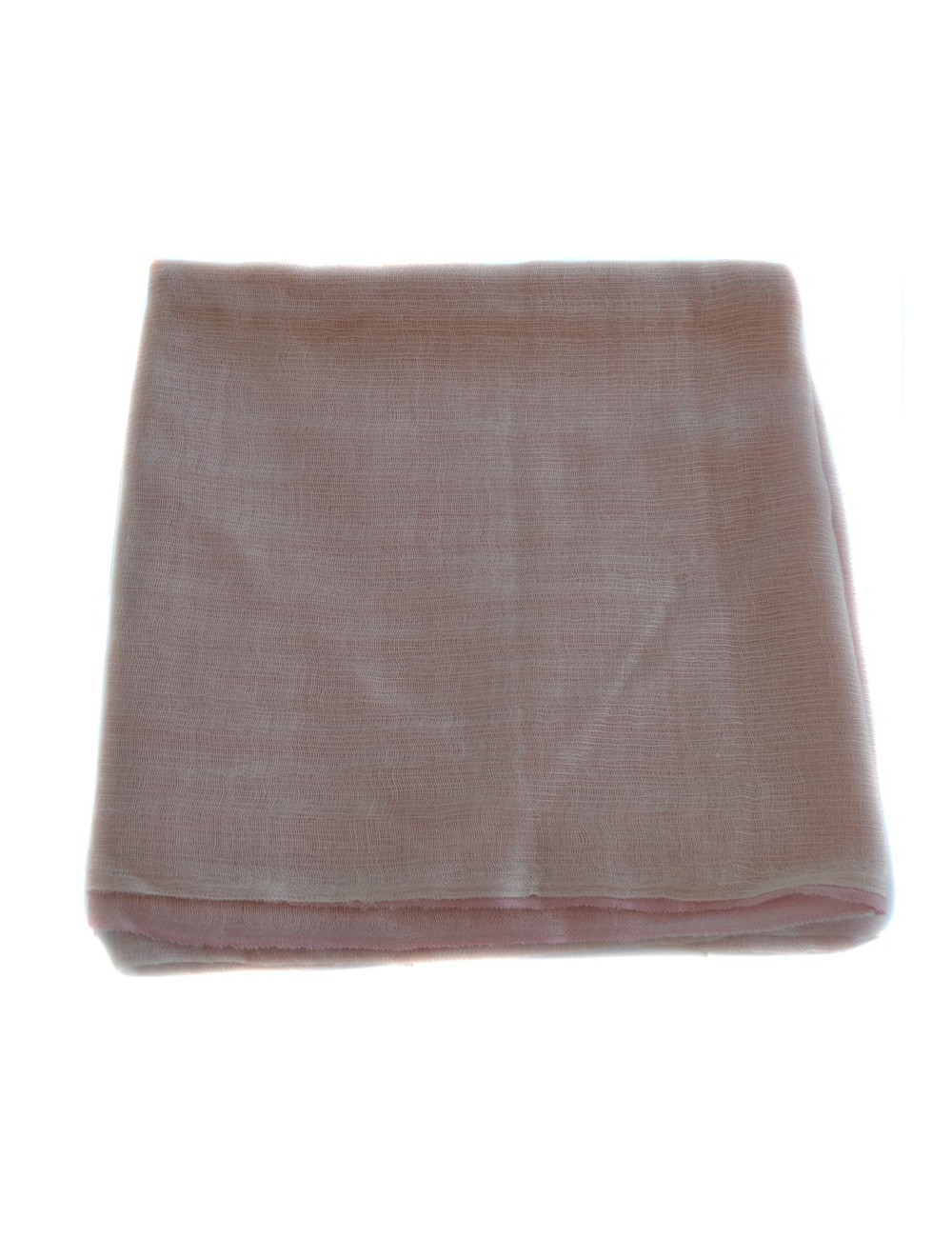 Etole HERMES rose pâle en cachemire et soie