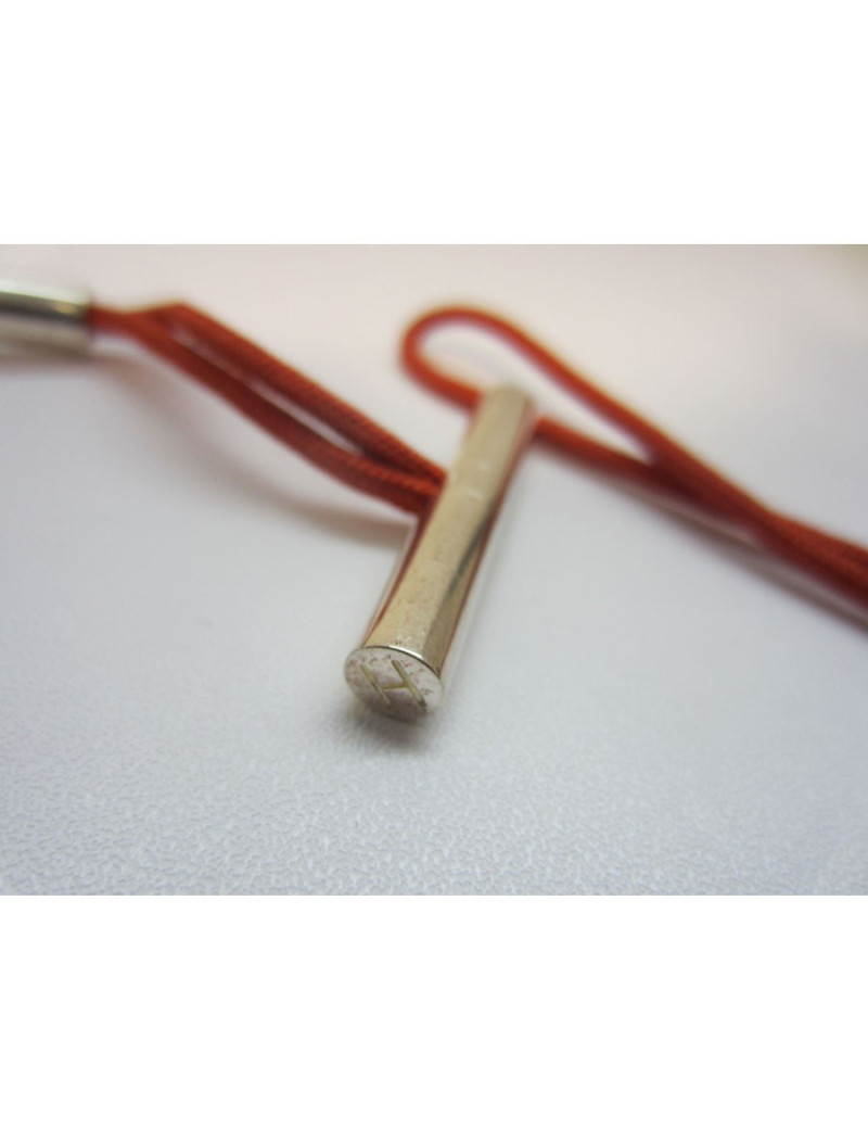 Collier ras de cou argent massif HERMÃˆS