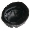 Unsigned Chapka In suede and black mink fur