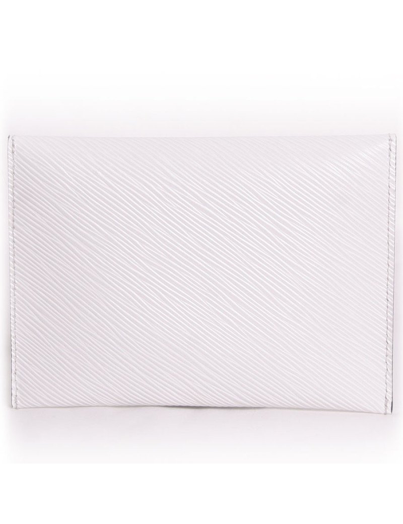 LOUIS VUITTON wallet white epi leather