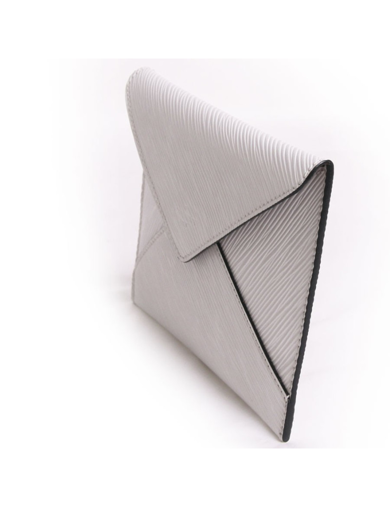 Pochette LOUIS VUITTON en cuir épi blanc