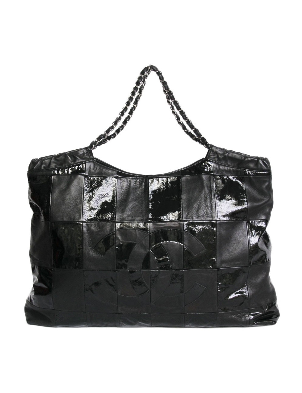 Big bag CHANEL Black patent leather