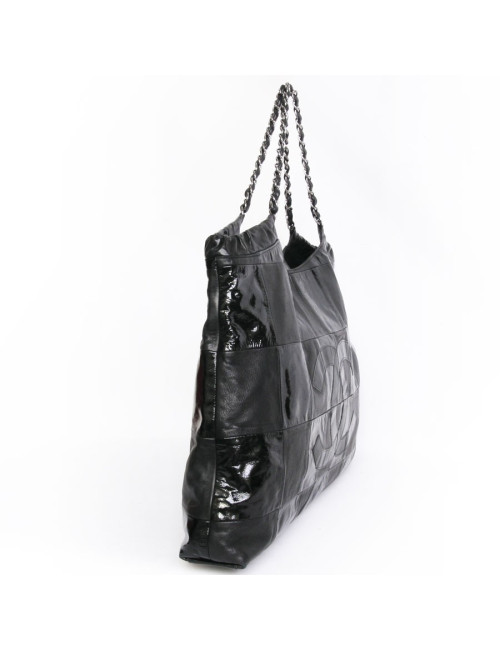 Big bag CHANEL Black patent leather