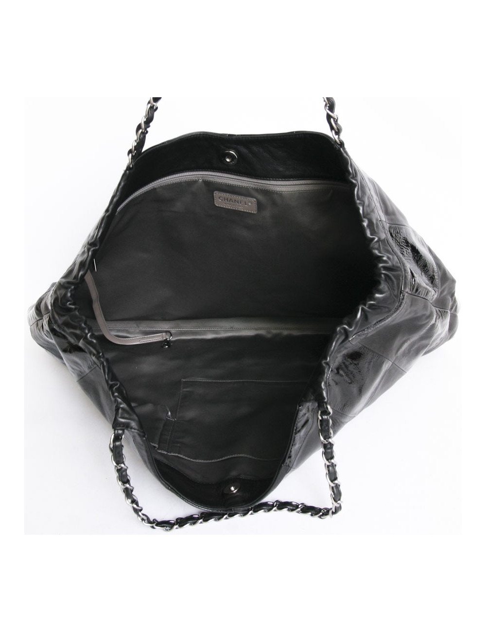 Big bag CHANEL Black patent leather