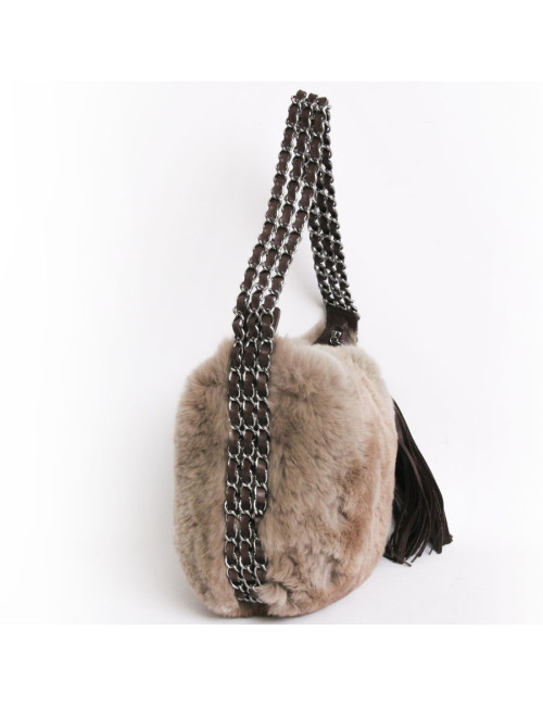 Sac CHANEL en fourrure