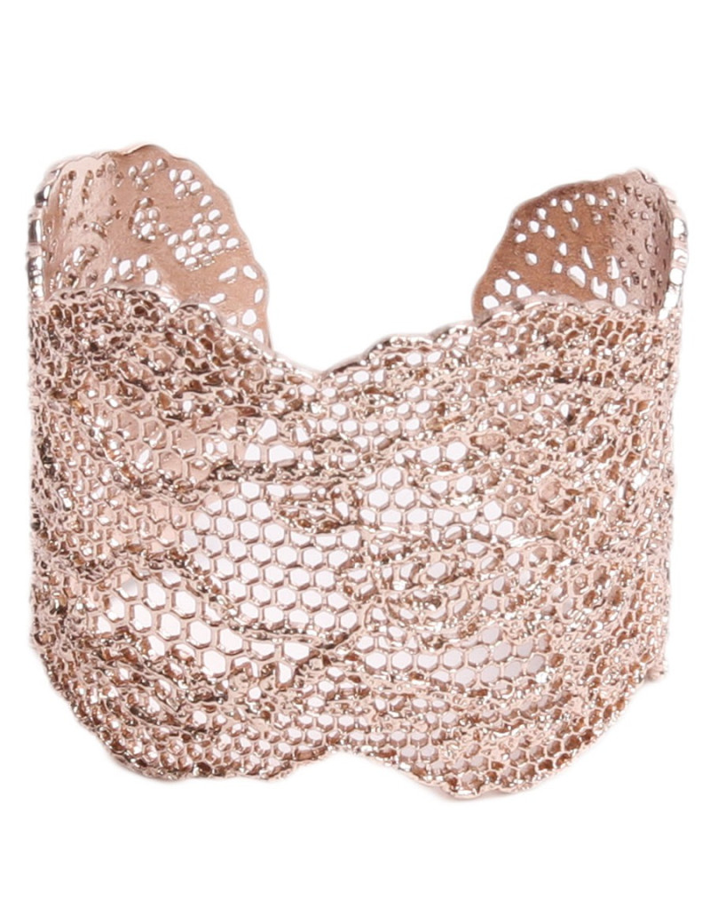 Manchette AURELIE BIDERMAN filigrane dorée