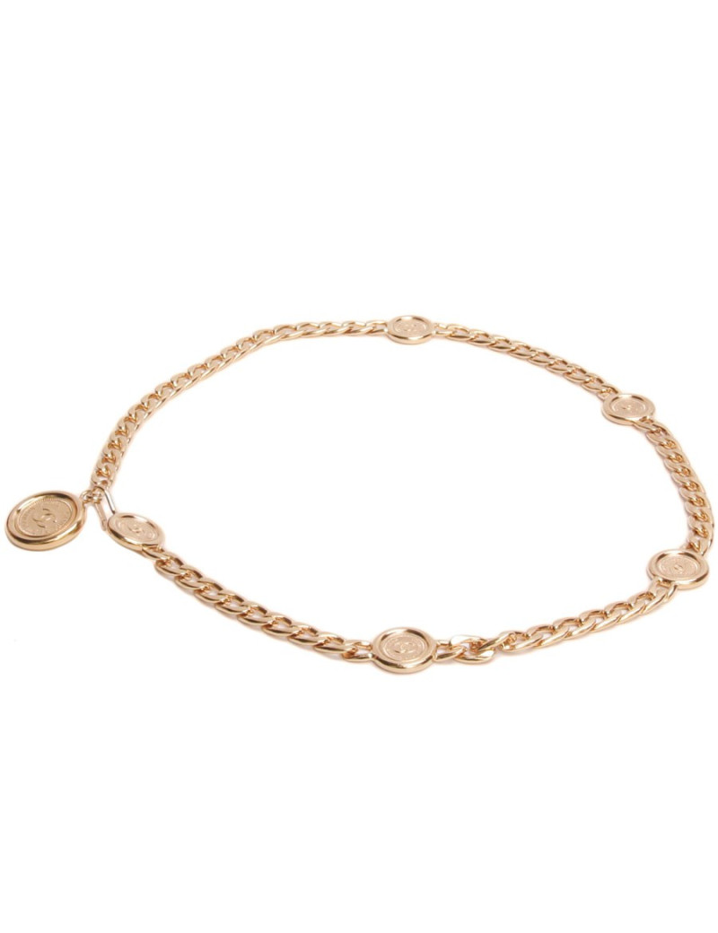 Ceinture CHANEL  T 80 en chaîne dorée