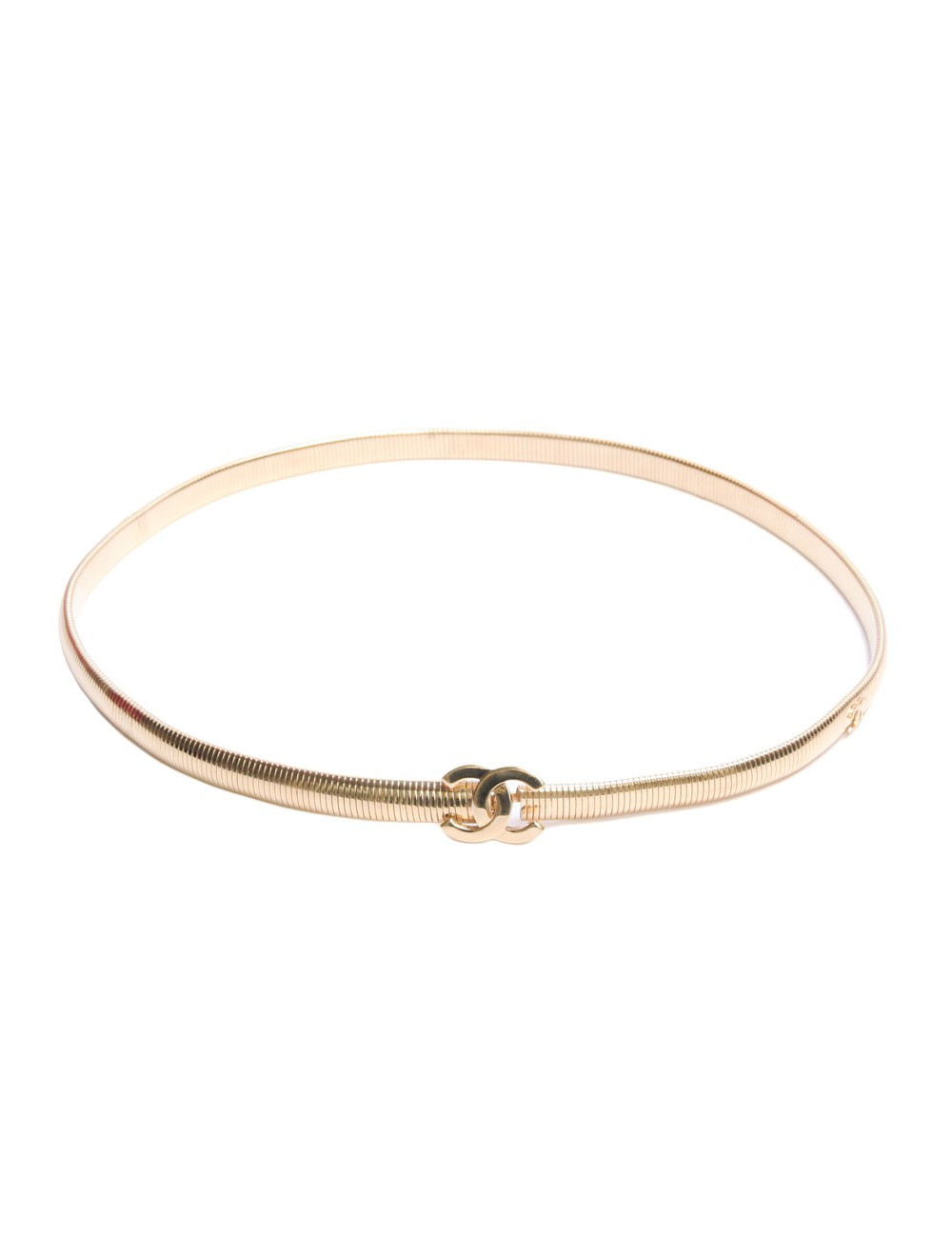 Ceinture serpent CHANEL  T 70 chaîne dorée