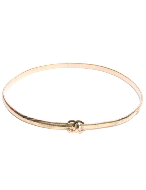 Ceinture serpent CHANEL  T 70 chaîne dorée