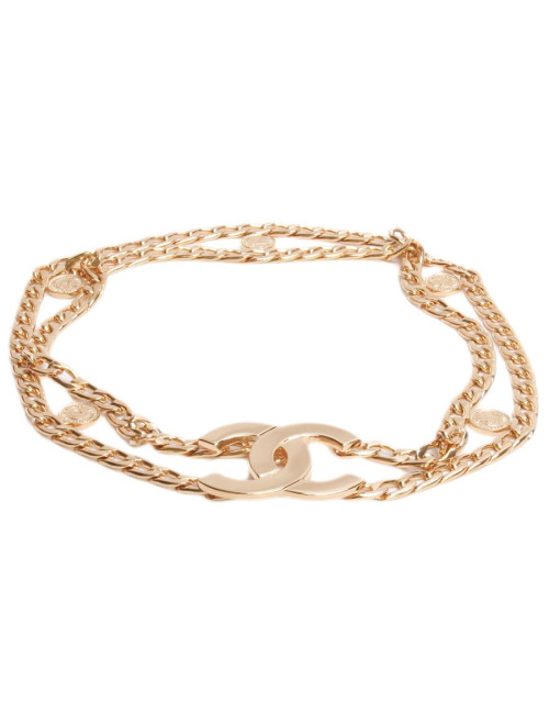 Belt CHANEL T 70 double rank with parts