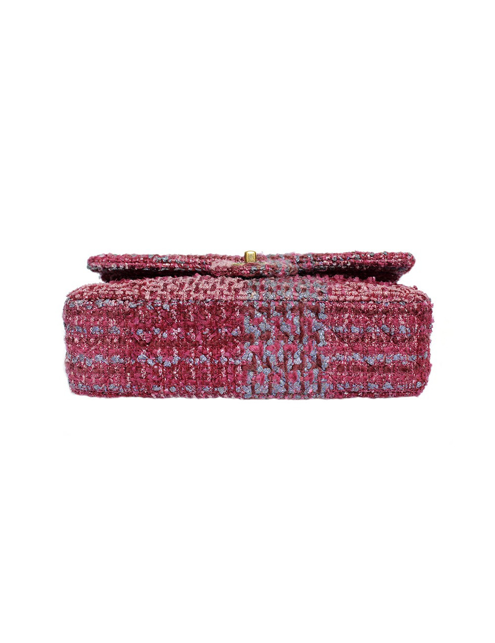 Sac CHANEL TImeless tweed multicolore et fils d'or