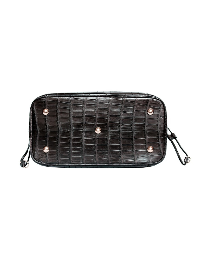 Sac "Neverfull" LOUIS VUITTON  matière alligator Sac "Neverfull" LOUIS VUITTON  alligator tabac mat souplr tabac mat souple