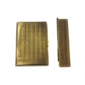 Door-mini cigarettes and his CHRISTIAN DIOR metal comb gold