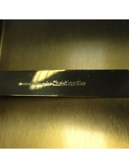 Porte-mini cigarettes et son peigne CHRISTIAN DIOR métal doré