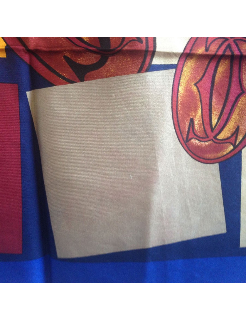 CARTIER vintage silk scarf