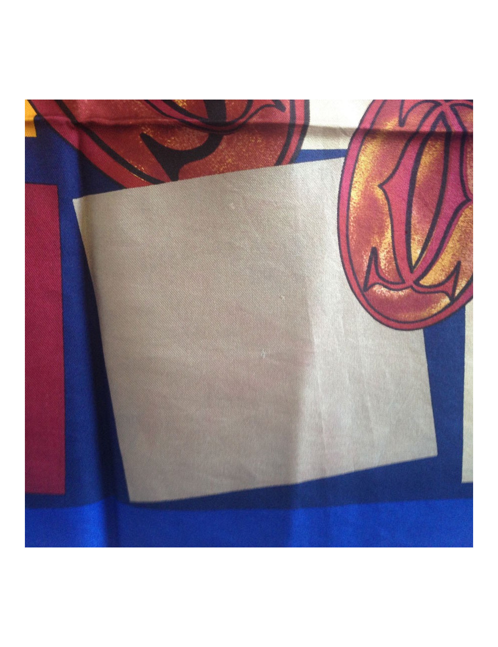 Foulard CARTIER vintage en soie