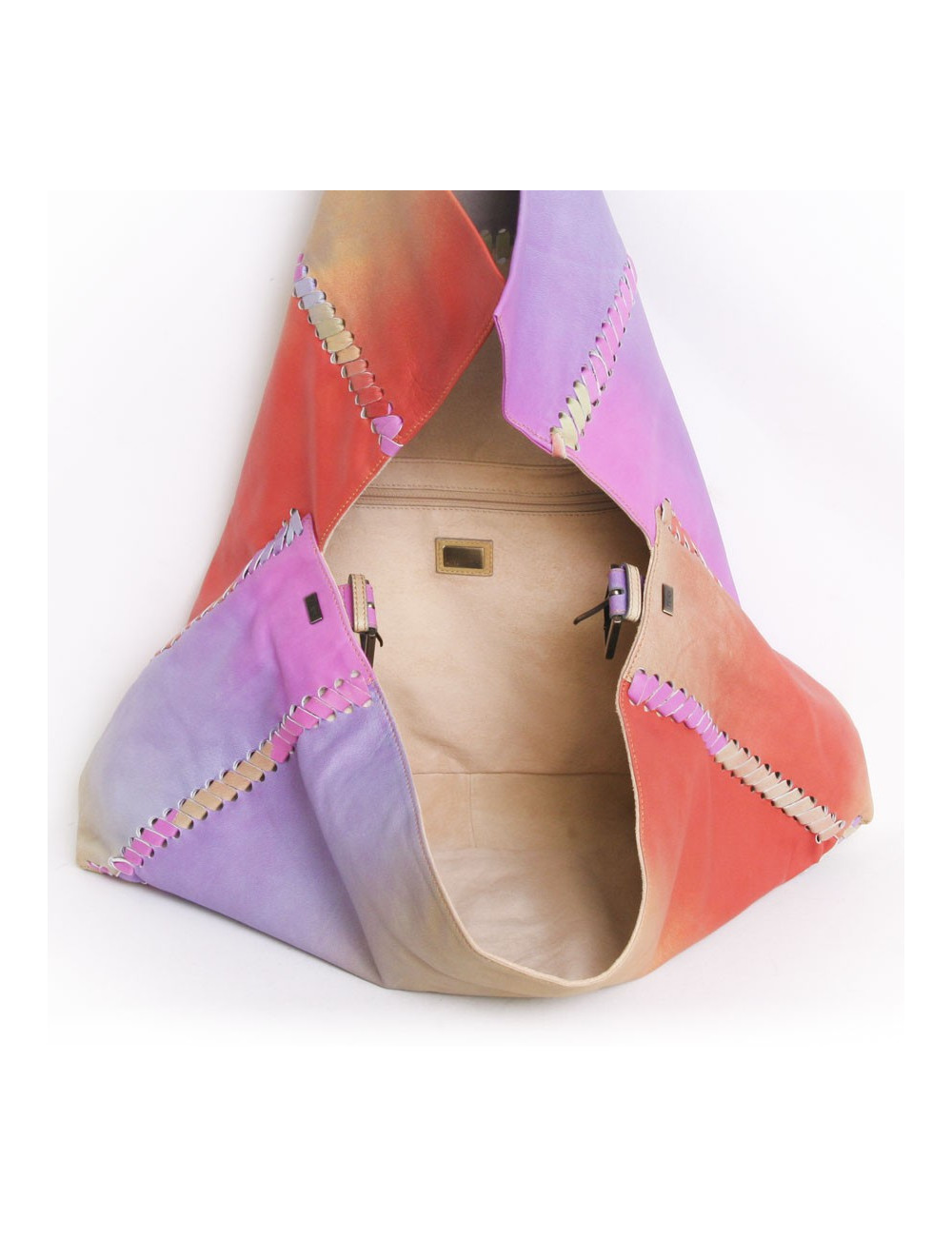 Grand sac FENDI  cuir multicolore 