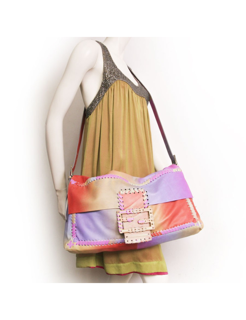 Grand sac FENDI  cuir multicolore 