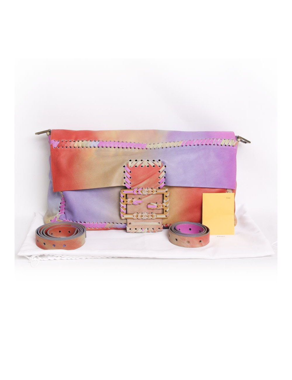 Grand sac FENDI  cuir multicolore 