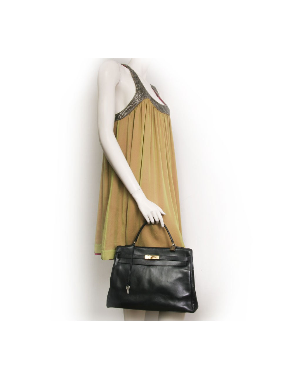 35 black box vintage HERMES Kelly bag