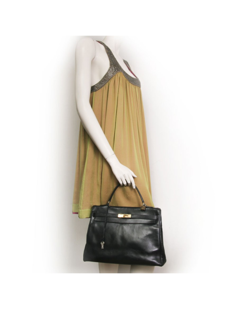 35 black box vintage HERMES Kelly bag