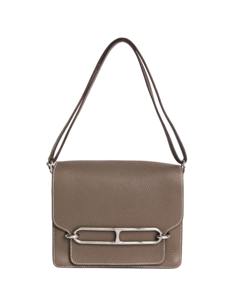 Sac HERMES  "Roulis" étoupe 